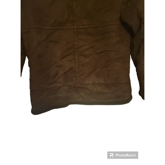Womens Vintage Espirit Jacket Dark Brown 2 Pockets Sz Large - Picture 13 of 13